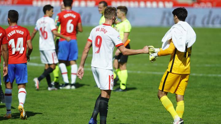 El Sevilla perdió en Liga 18 jornadas después