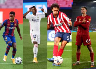 Los 15 jóvenes a seguir en la Champions League: Ansu Fati, Vinicius, João Félix...