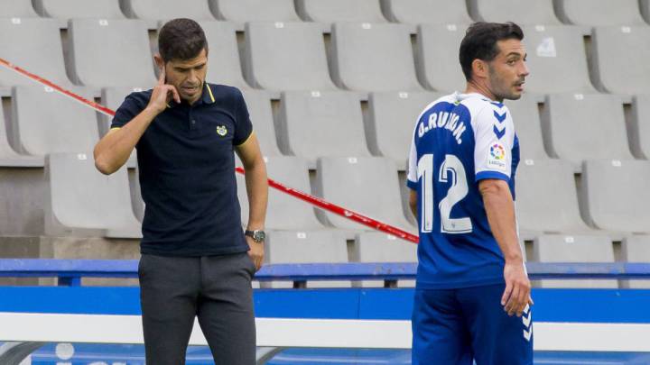 Hidalgo: "Si no sumamos ante el Alcorcón la distancia será muy grande"