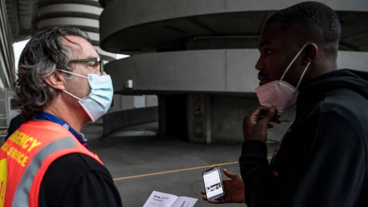 Marcus Thuram se busca en Google para acceder al estadio del Inter