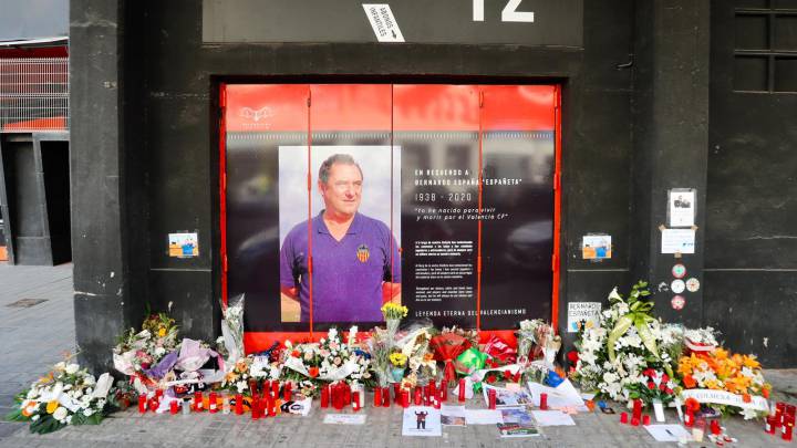 La Puerta 12 de Mestalla hace eterno a Españeta