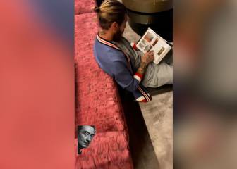 Sigue la escalada ´cultureta' de Ramos: tras el piano, ahora sorprende con el libro que está leyendo...