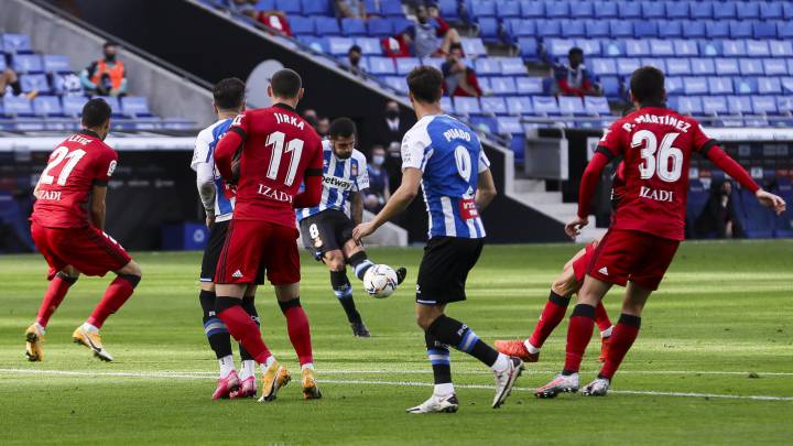 ESPANYOL - MIRANDES GOL 1-0 FRAN MERIDA