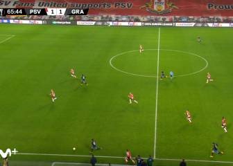 El gol de una vida en el mejor momento: Machís poniendo patas arriba Granada con esta delicia
