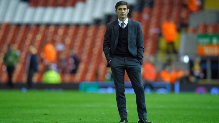 Marcelino García Toral durante un partido