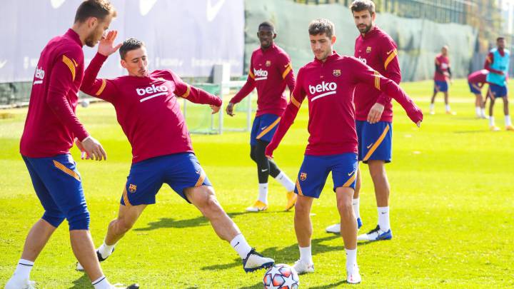 Test PCR y tres entrenamientos antes del partido de la Juve