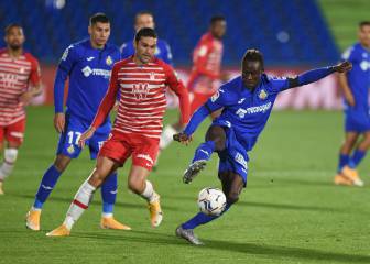 El Granada asalta el Coliseum y comparte liderato con el Madrid