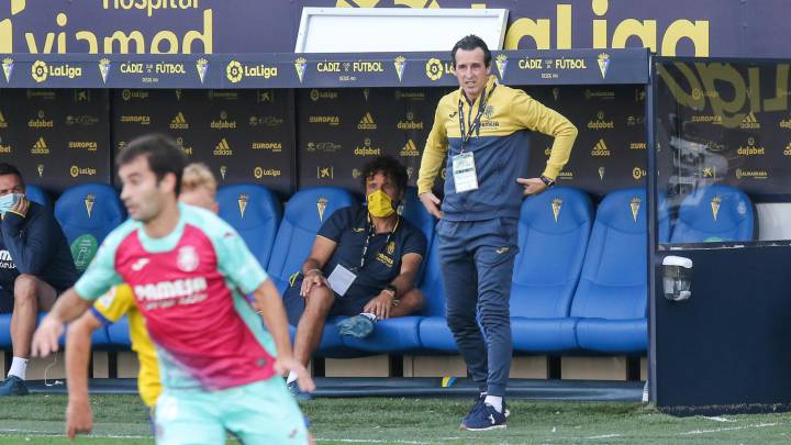 Unai Emery: "El punto es insuficiente, pero el trabajo bueno"