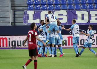 El Málaga salva el empate ante un Mirandés que fue superior