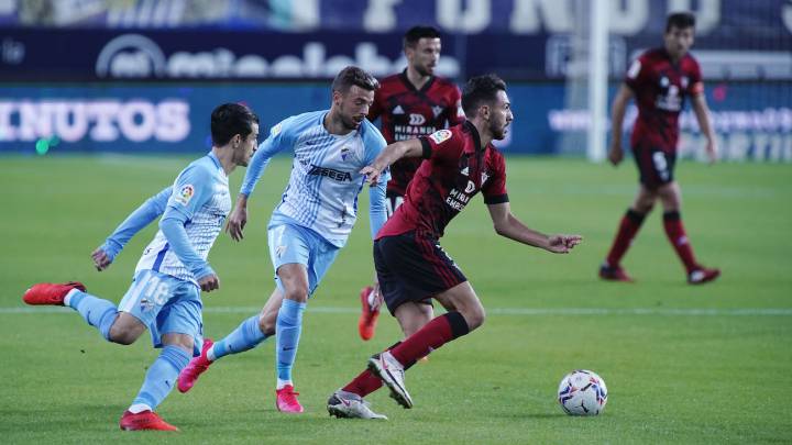 Aprobados y suspensos del Málaga: mal partido de todo el equipo