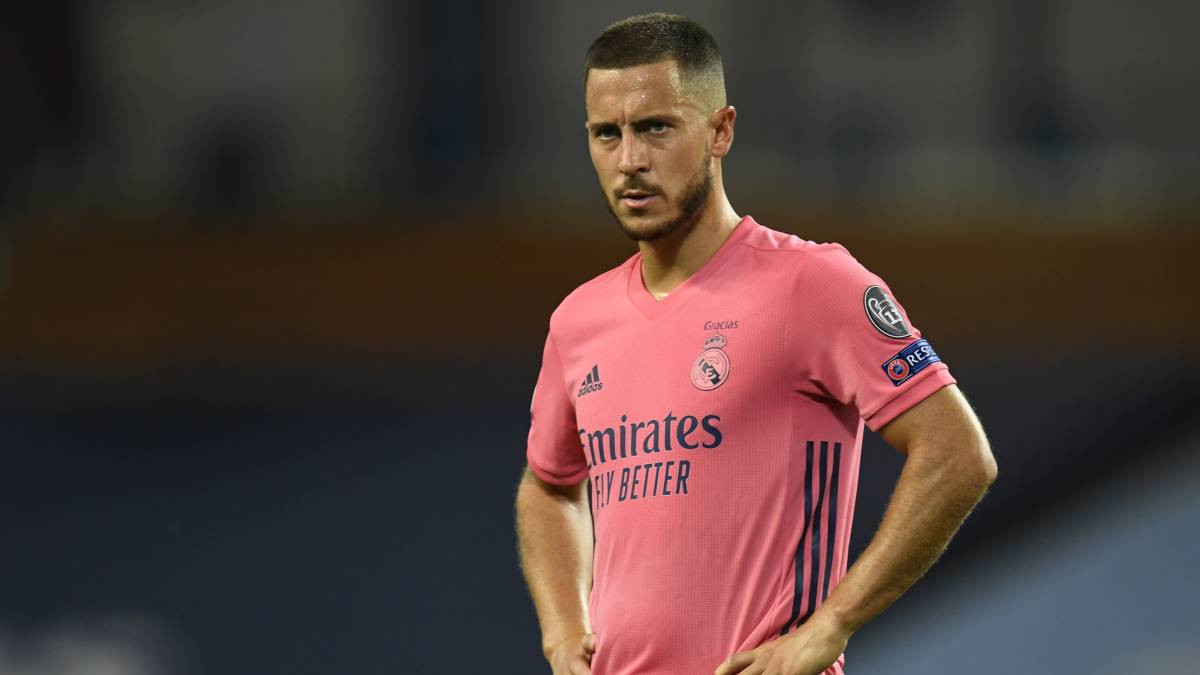 Eden Hazard, en la vuelta de octavos de Champions contra el Manchester City.
