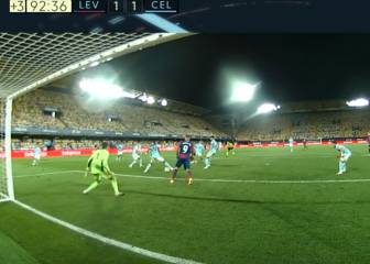 No es el VAR, son los árbitros: el gol anulado a Dani Gómez que indigna al Levante