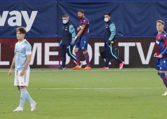 Morales sufre un esguince y tiene muy difícil jugar ante el Granada