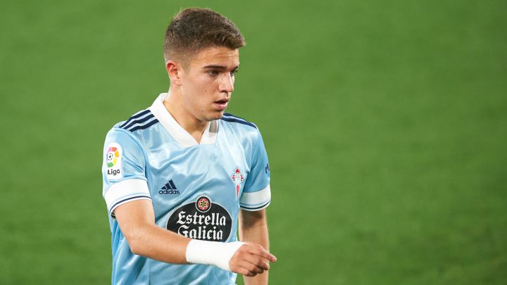 Sergio Carreira, durante el partido entre el Levante y el Celta disputado en el Estadio de la Cerámica.
