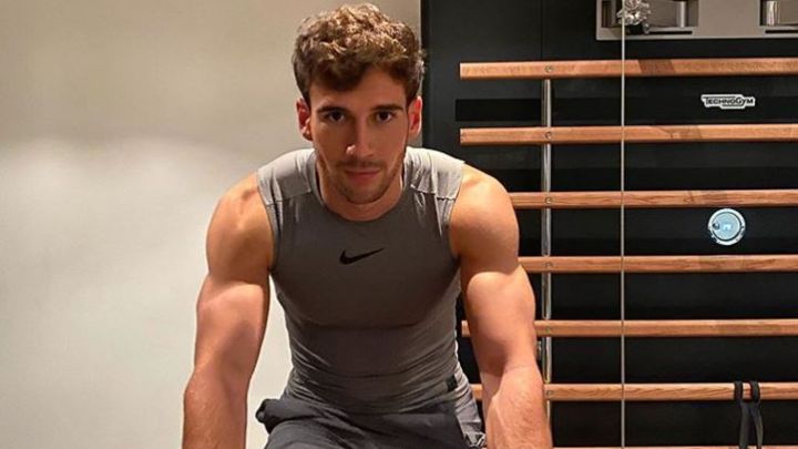 Goretzka entrenándose la semana pasada.