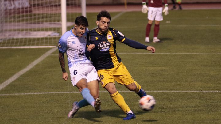 Nacho González en el Compostela - Deportivo