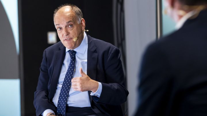 Javier Tebas, presidente de la Liga.