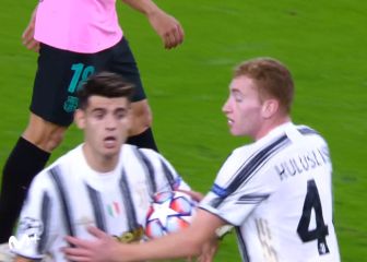Da hasta cosa verlo: la pregunta de Morata al árbitro tras marcar su tercer gol antes de anulárselo