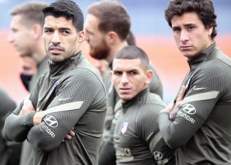 Saúl y Carrasco, ausencias en el entrenamiento del Atleti