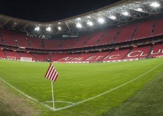 El césped de San Mamés llega a tiempo