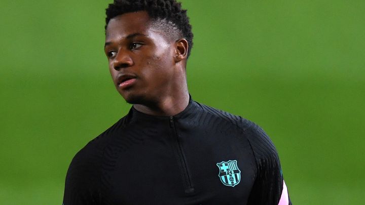El último entrenamiento del ‘menor’ Ansu Fati