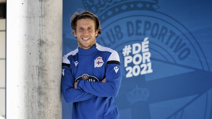 Keko Gontán, posando para As en las instalaciones de Abegondo.
