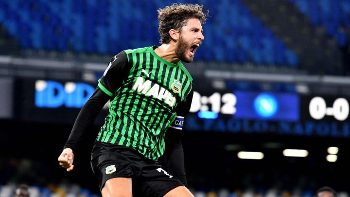 Locatelli abrió el marcador ante el Nápoles.