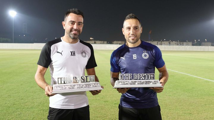 Xavi Hernández y Santi Cazorla, los "Best" de Qatar