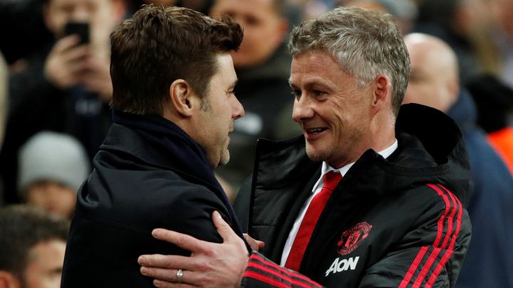 Ole Gunnar Solskjaer y Mauricio Pochettino.