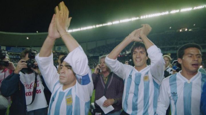 El once ideal de compañeros de Maradona
