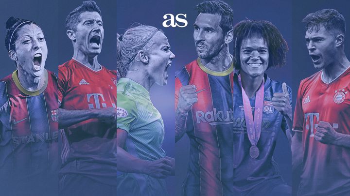 Premios World Football Summit: Jenni Hermoso, Lewandowslo, Harder, Messi, Renard y Kimmich.