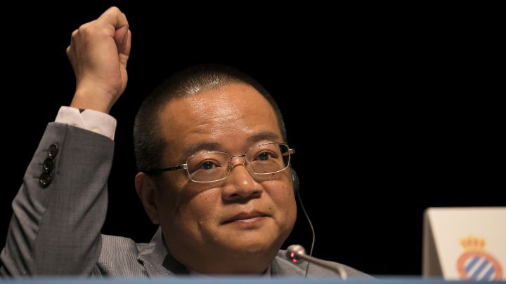 El presidente del Espanyol, Chen Yansheng.