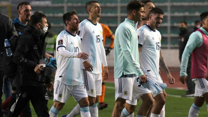 Messi sonríe con Argentina