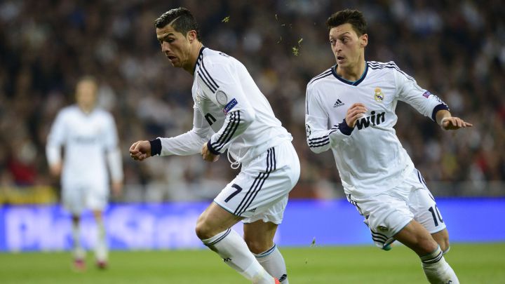Cristiano y Özil en el Madrid.