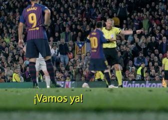 La bronca de un árbitro a Messi: