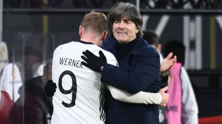 Löw felicita a Timo Werner.