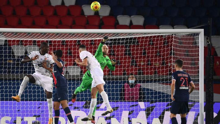 Keylor Navas, en un partido con el PSG.