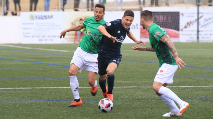 Partido entre Guijuelo y Real Madrid Castilla