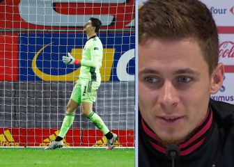 Courtois ya sabe la que le va a caer tras su cantada cuando vea a Hazard: aquí la prueba