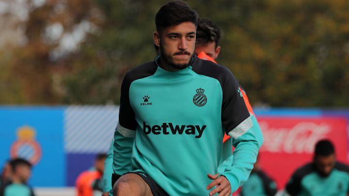 Óscar Gil, jugador del Espanyol