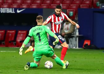 Un gran Atleti acaba con las ilusiones del Barça