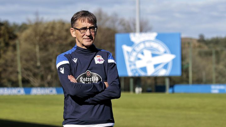 Fernando Vázquez con el Deportivo