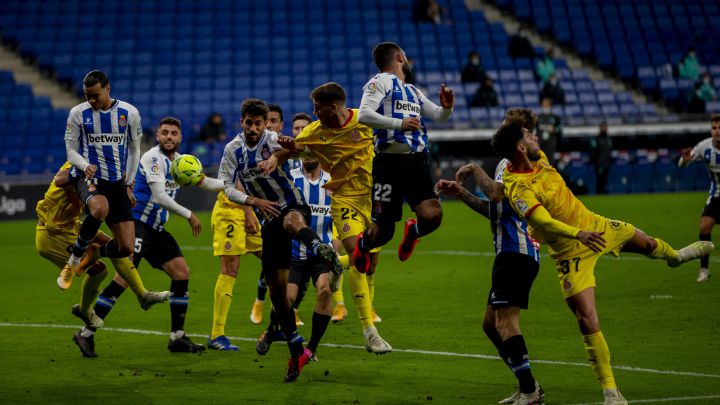 ESPANYOL - GIRONA RAUL DE TOIMAS EMBARBA SANTIAGO BUENO
