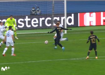 Dijo que hablaría en el campo y así se le escuchó: el grito de Griezmann al hacer el 0-4