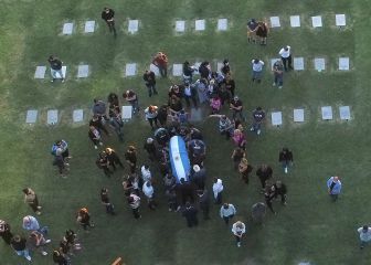 El entierro de Maradona