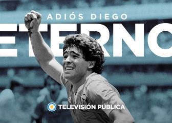 El impacto mediático del adiós de Maradona: un despliegue mundial