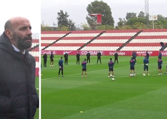 El DT del Sevilla y su charla a sus jugadores por Maradona