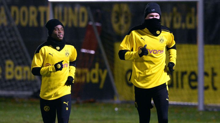 Haaland y Moukoko, previa del Dortmund-Lazio.