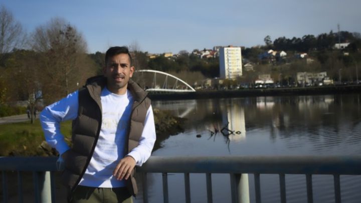 Charles Dias posa para el Diario AS en Pontevedra