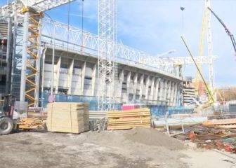 El nuevo Santiago Bernabéu con zonas irreconocibles